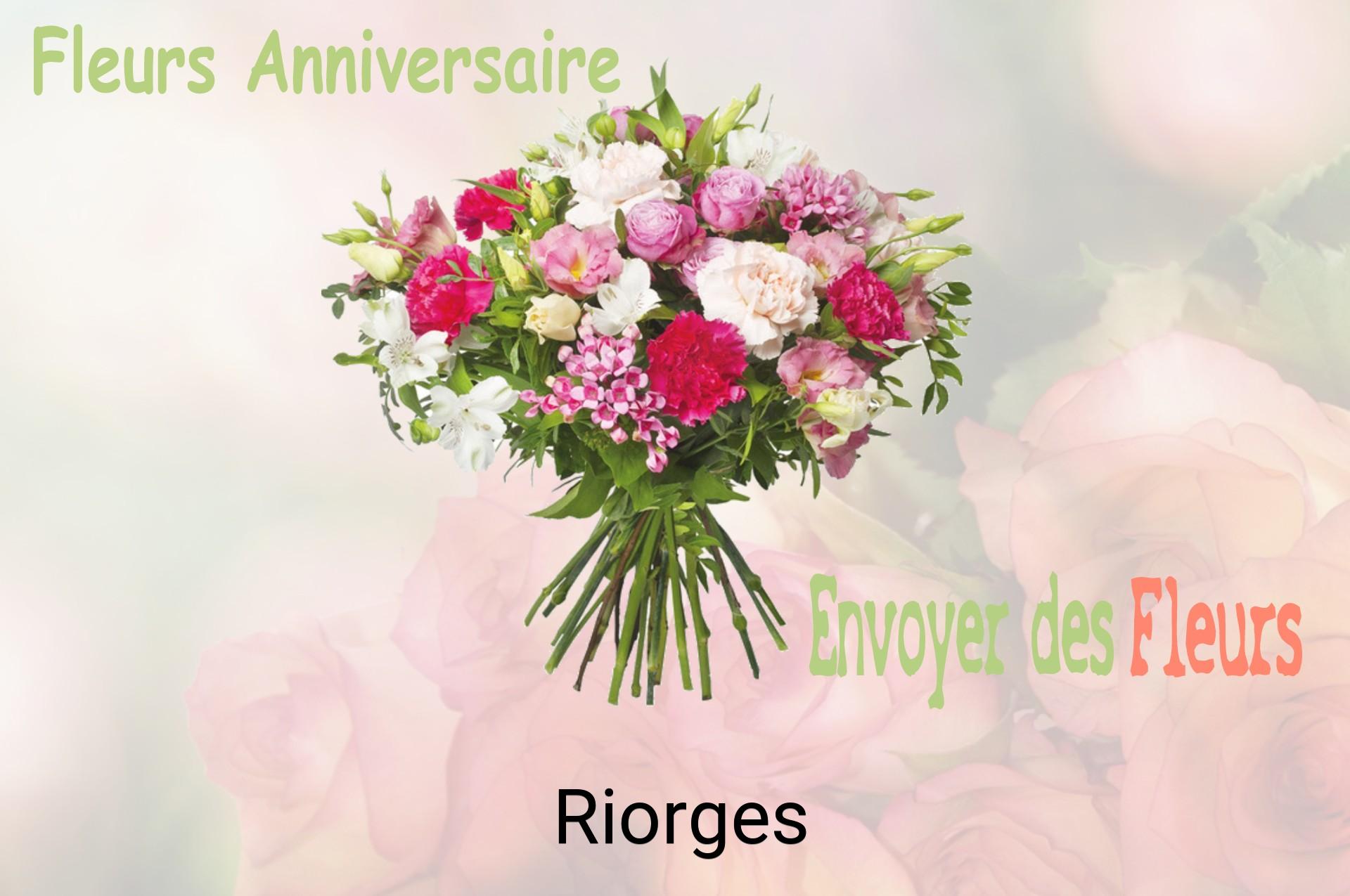 Bouquet de fleurs d’anniversaire livré à Riorges
